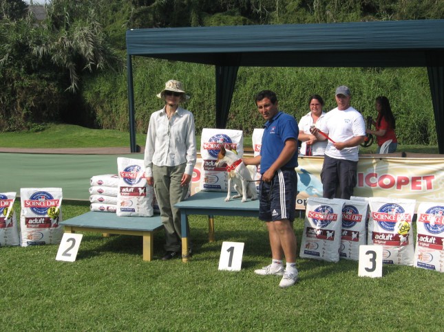 José y Lucas recibiendo premio de primer lugar