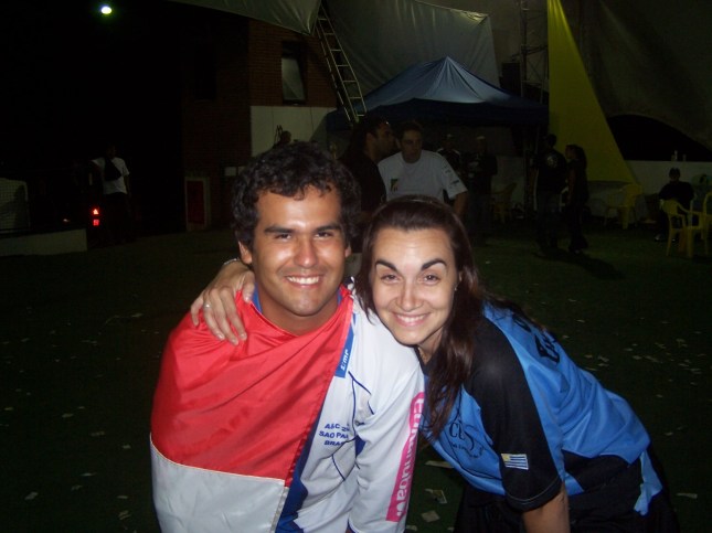 Celebrando con Cathy de Uruguay