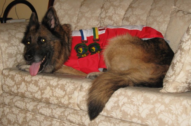 Soraya mimada en casa