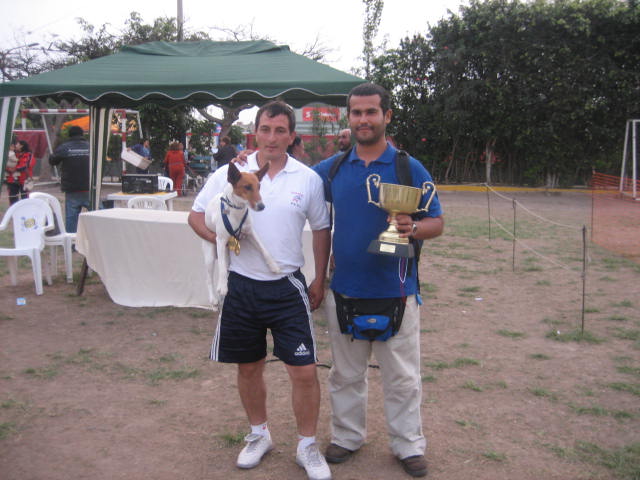 Celebrando con Jose los exitos obtenidos con Lucas en el Sicalam