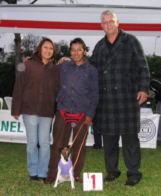 César y esposa con Balita y el Juez Eugenio Minet 